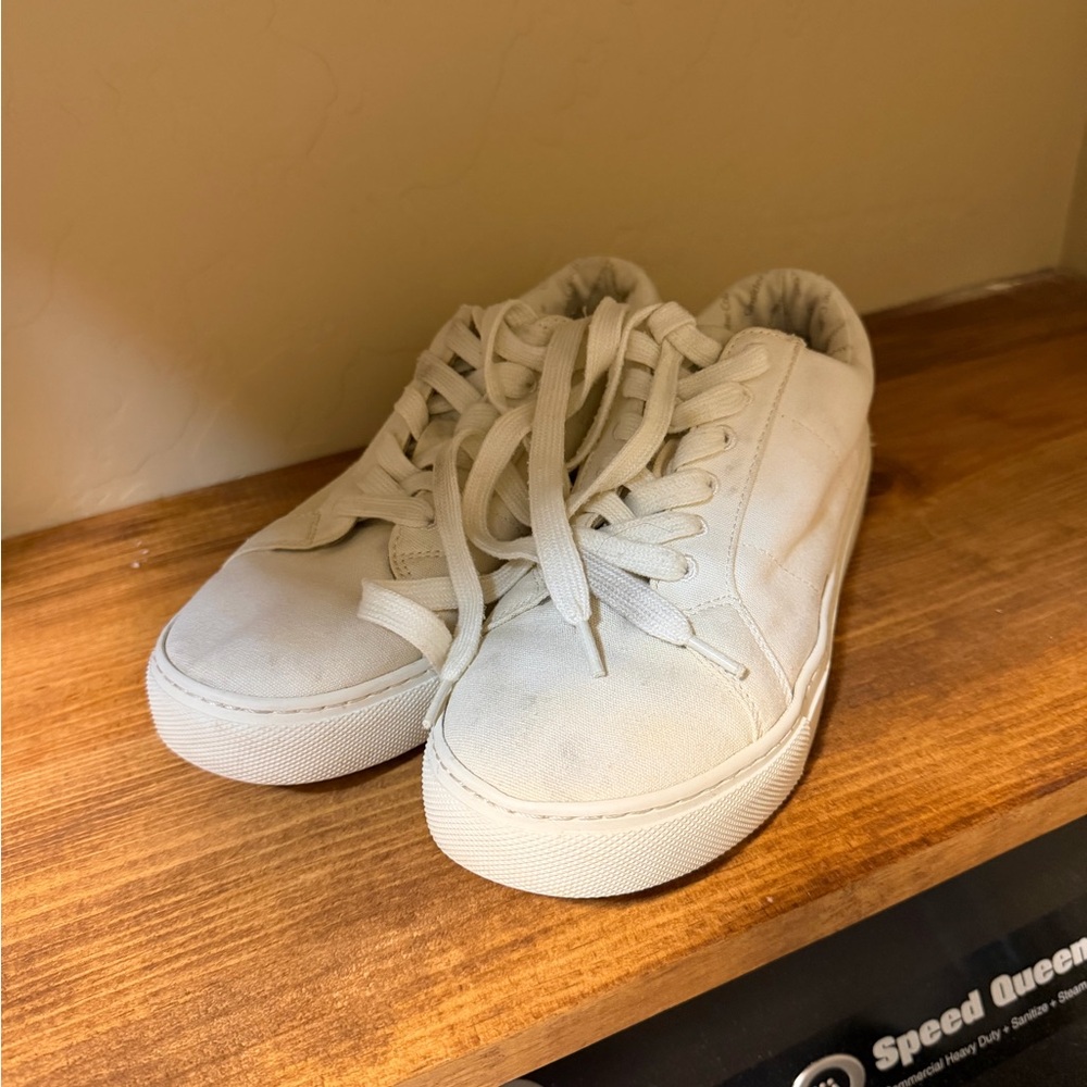 Greats Cream Casual Sneakers